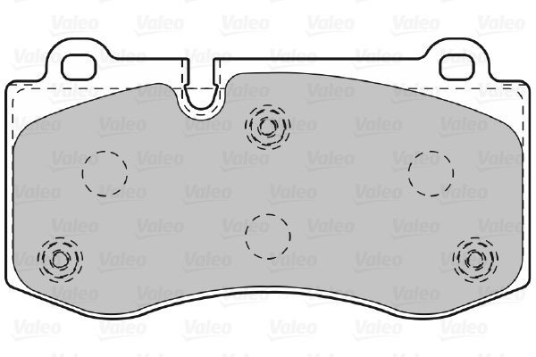 VALEO, Kit de plaquettes de frein, frein à disque