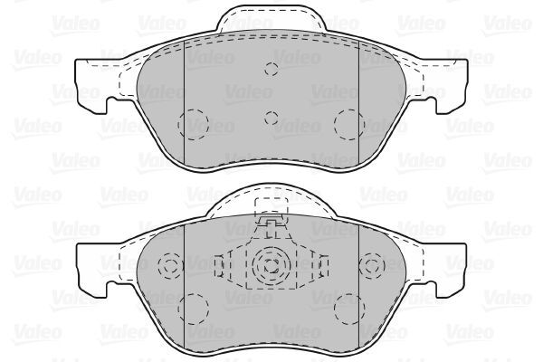 VALEO, Kit de plaquettes de frein, frein à disque