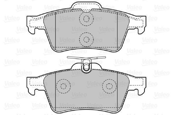 VALEO, Kit de plaquettes de frein, frein à disque