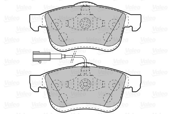 VALEO, Kit de plaquettes de frein, frein à disque