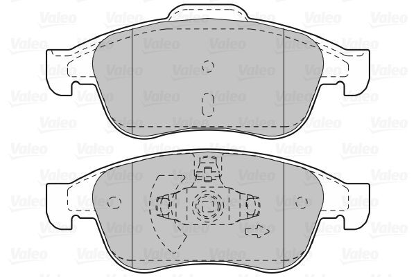 VALEO, Kit de plaquettes de frein, frein à disque