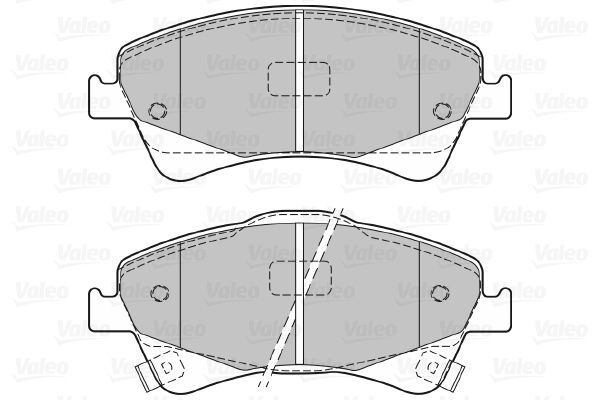 VALEO, Kit de plaquettes de frein, frein à disque