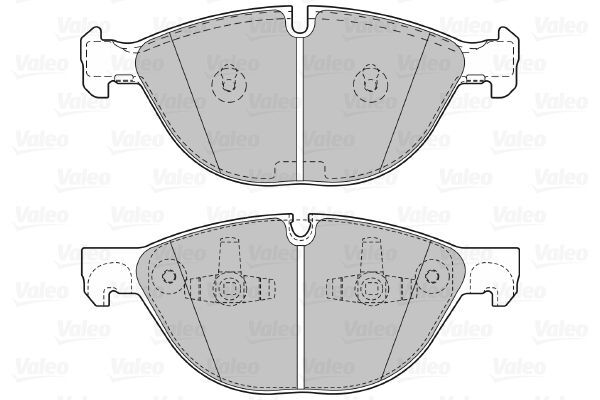 VALEO, Kit de plaquettes de frein, frein à disque