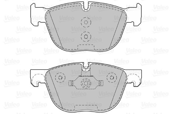 VALEO, Kit de plaquettes de frein, frein à disque