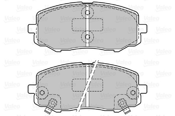 VALEO, Kit de plaquettes de frein, frein à disque
