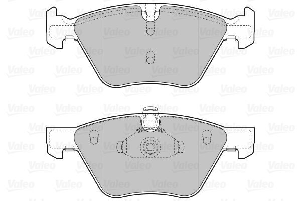 VALEO, Kit de plaquettes de frein, frein à disque