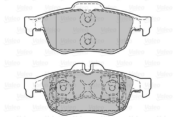 VALEO, Kit de plaquettes de frein, frein à disque