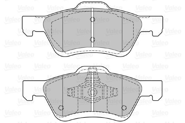 VALEO, Kit de plaquettes de frein, frein à disque