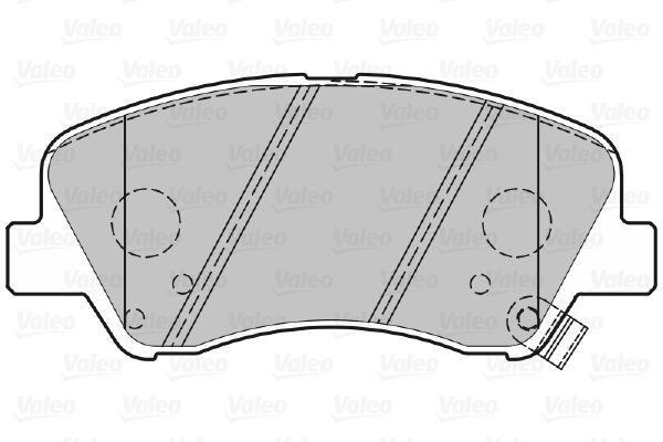 VALEO, Kit de plaquettes de frein, frein à disque