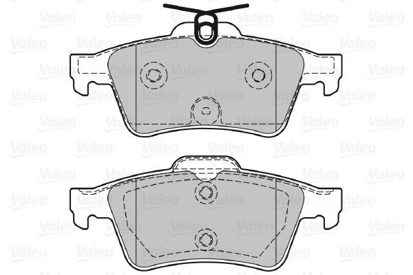 VALEO, Kit de plaquettes de frein, frein à disque