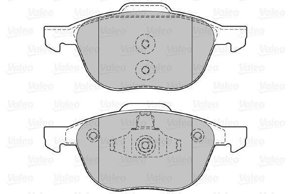 VALEO, Kit de plaquettes de frein, frein à disque