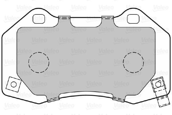 VALEO, Kit de plaquettes de frein, frein à disque
