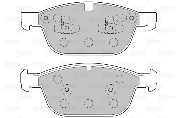 VALEO, Kit de plaquettes de frein, frein à disque