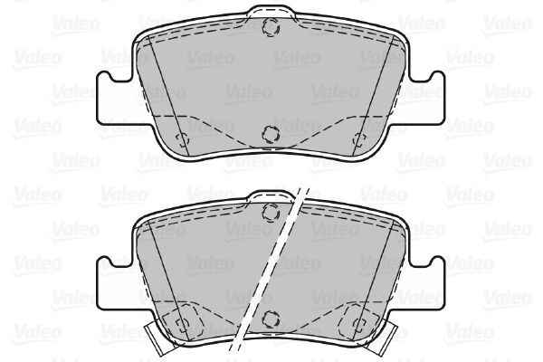 VALEO, Kit de plaquettes de frein, frein à disque