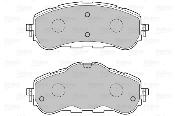 VALEO, Kit de plaquettes de frein, frein à disque
