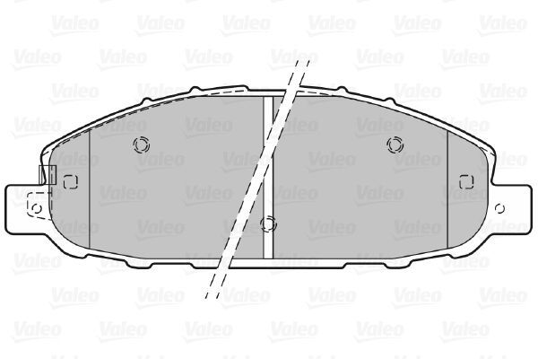 VALEO, Kit de plaquettes de frein, frein à disque