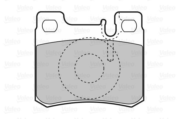 VALEO, Kit de plaquettes de frein, frein à disque