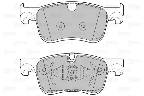 VALEO, Kit de plaquettes de frein, frein à disque