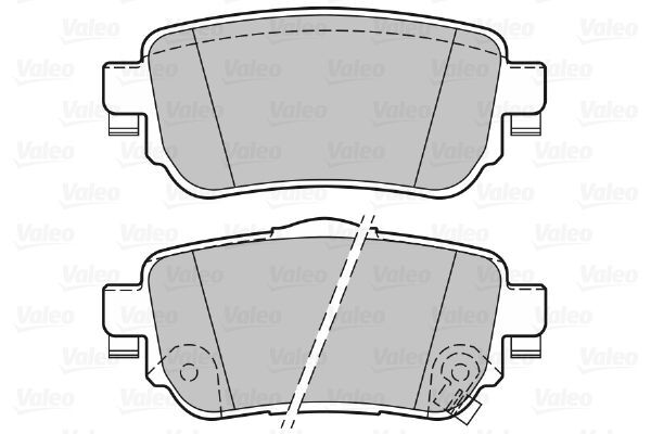 VALEO, Kit de plaquettes de frein, frein à disque