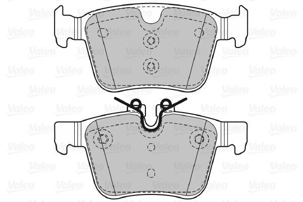 VALEO, Kit de plaquettes de frein, frein à disque