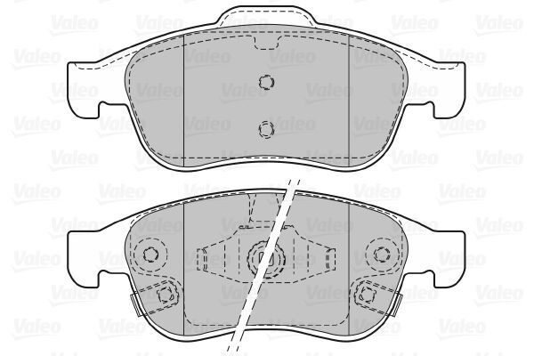 VALEO, Kit de plaquettes de frein, frein à disque