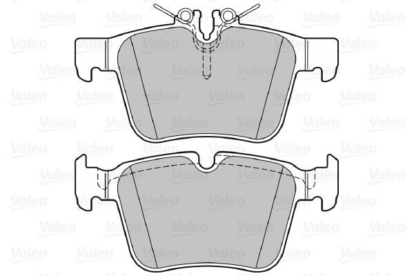 VALEO, Kit de plaquettes de frein, frein à disque