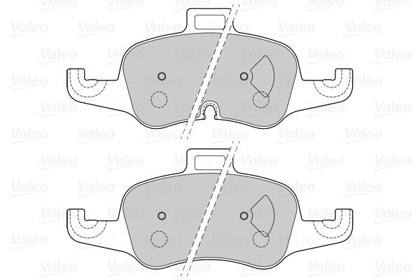 VALEO, Kit de plaquettes de frein, frein à disque