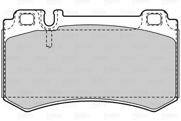 VALEO, Kit de plaquettes de frein, frein à disque