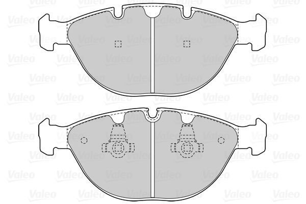 VALEO, Kit de plaquettes de frein, frein à disque