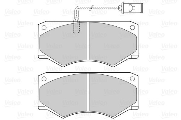 VALEO, Kit de plaquettes de frein, frein à disque