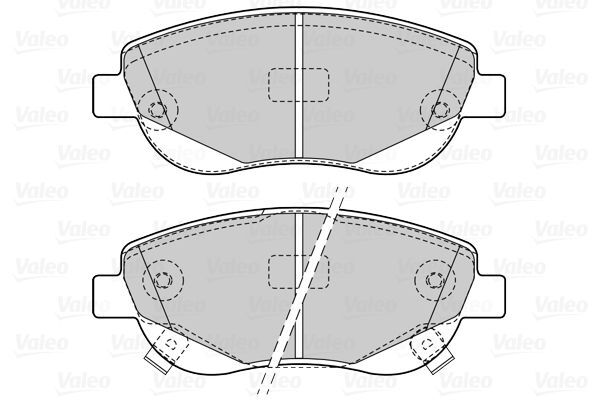 VALEO, Kit de plaquettes de frein, frein à disque