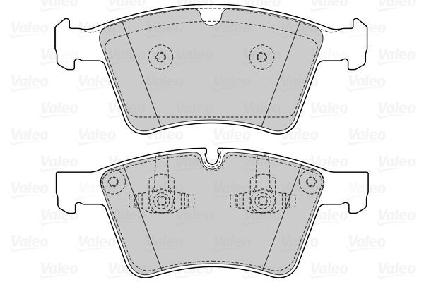VALEO, Kit de plaquettes de frein, frein à disque