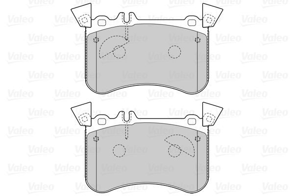 VALEO, Kit de plaquettes de frein, frein à disque