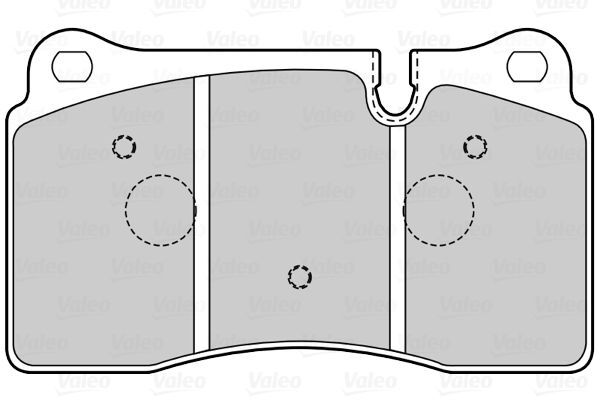 VALEO, Kit de plaquettes de frein, frein à disque