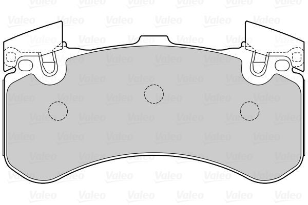VALEO, Kit de plaquettes de frein, frein à disque