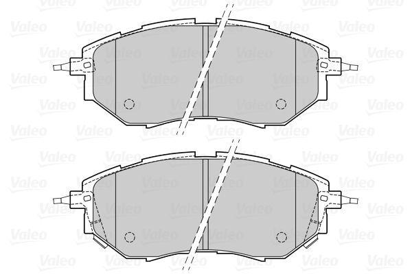 VALEO, Kit de plaquettes de frein, frein à disque