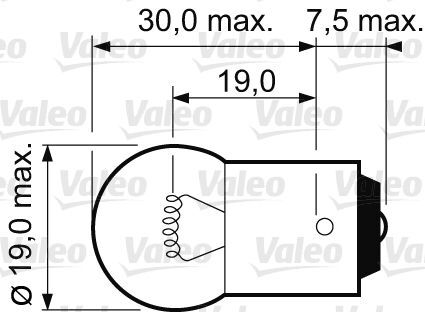 VALEO, Ampoule, feu clignotant