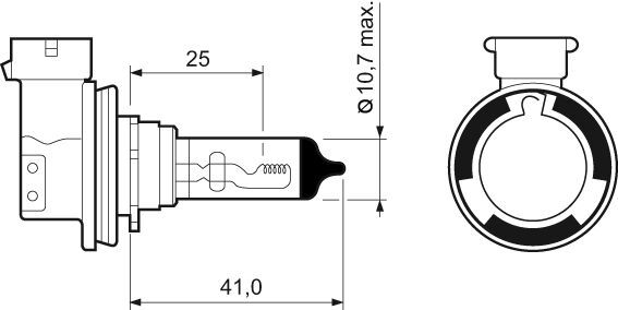 VALEO, Ampoule, projecteur longue portée