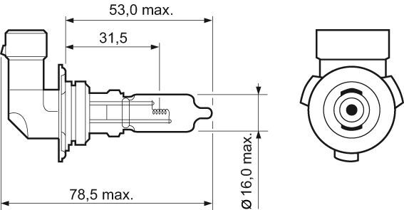 VALEO, Ampoule, projecteur longue portée