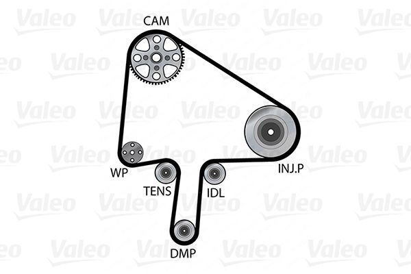 VALEO, Pompe à eau + kit de courroie de distribution