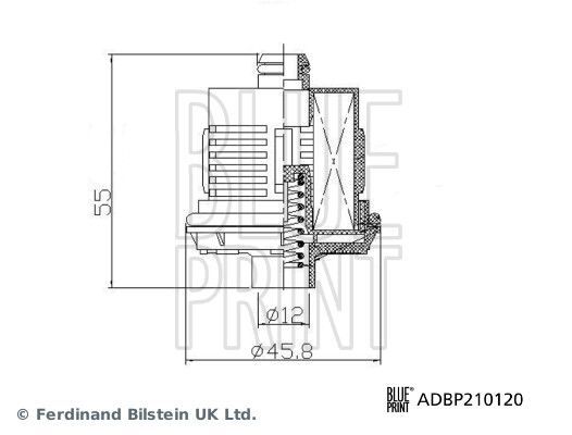 BLUE PRINT, Filtre hydraulique, accouplement à lamelles 4 roues motrices