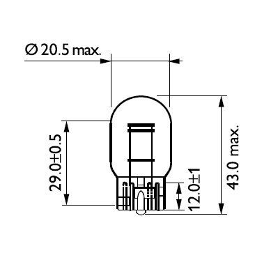 PHILIPS, Ampoule, feu clignotant