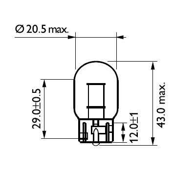 PHILIPS, Ampoule, feu clignotant