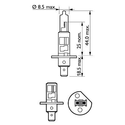 PHILIPS, Ampoule, projecteur longue portée