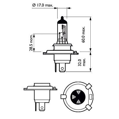 PHILIPS, Ampoule, projecteur longue portée