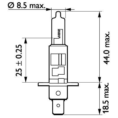 PHILIPS, Ampoule, projecteur longue portée