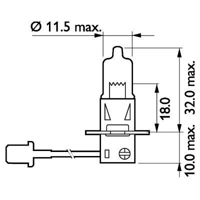 PHILIPS, Ampoule, projecteur longue portée