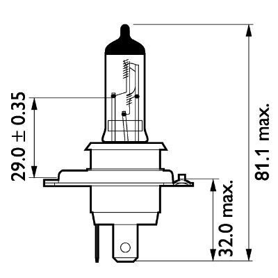 PHILIPS, Ampoule, projecteur longue portée