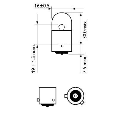 PHILIPS, Ampoule, feu clignotant