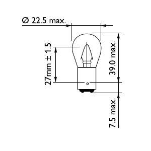 PHILIPS, Ampoule, feu clignotant